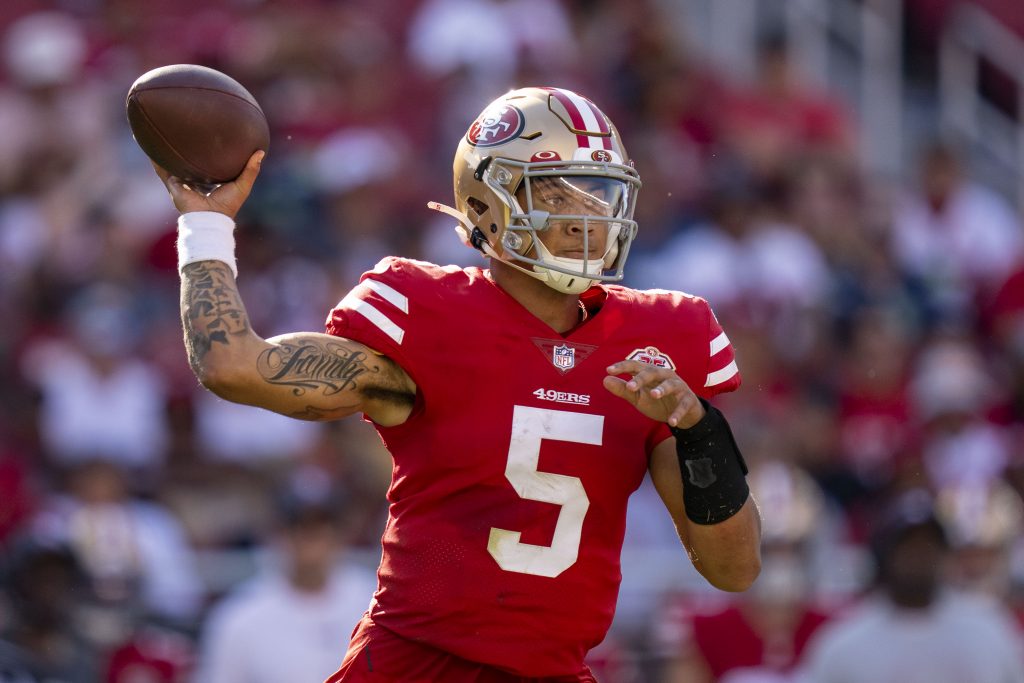 49ers QB Trey Lance aus dem Jahr